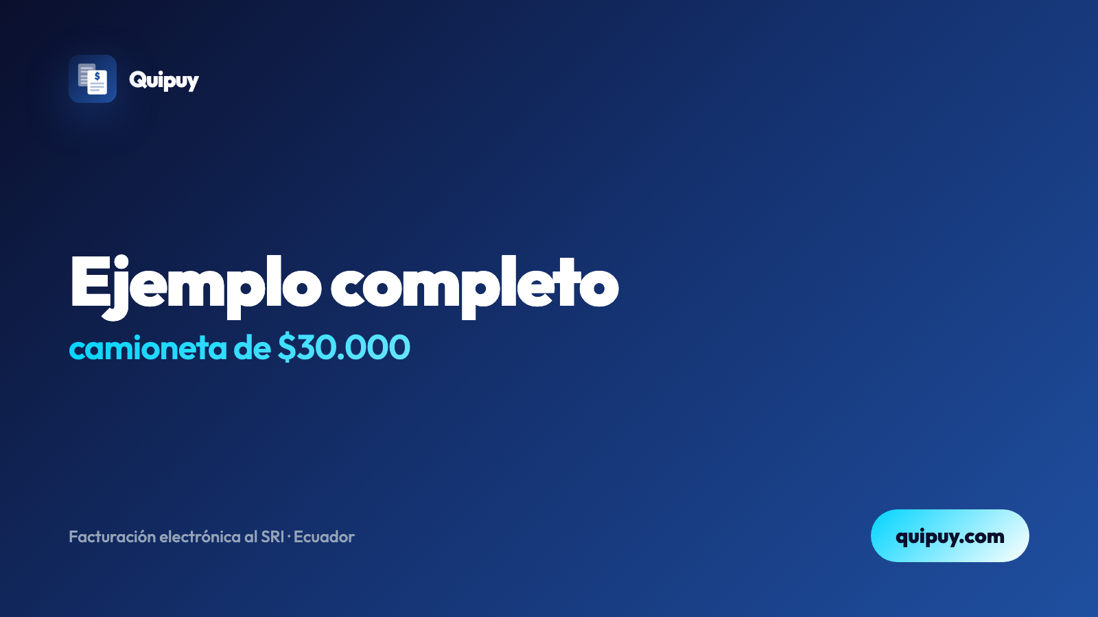 Ejemplo de depreciación de una camioneta de $30.000 en 5 años