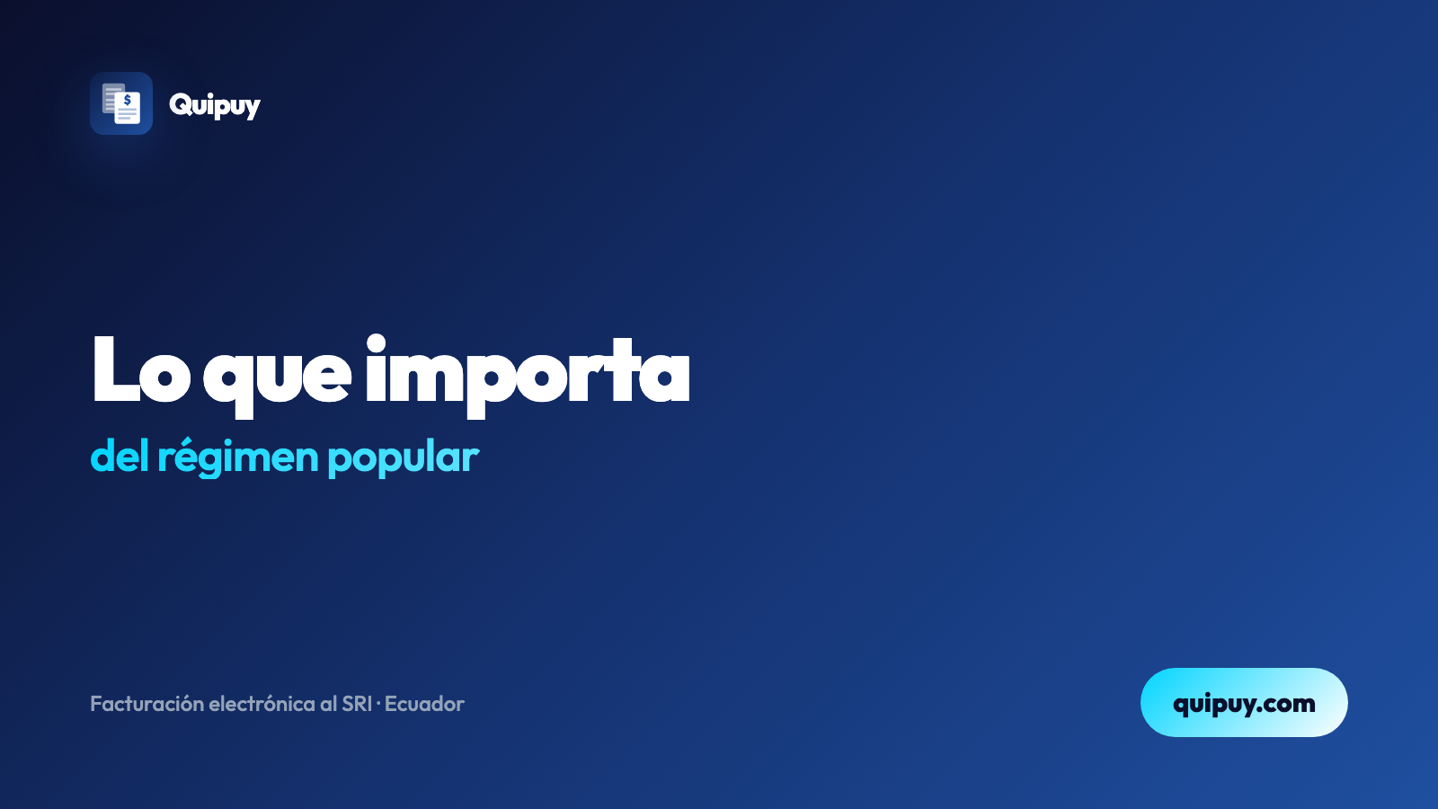 Tabla comparativa: Negocio Popular, Emprendedor, General RIMPE Negocio Popular vs Emprendedor — diferencias clave